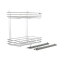 kitchen cabinet wire side mount pull out basket